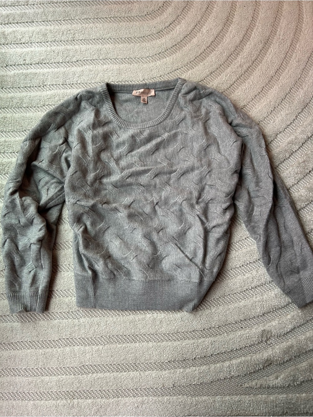 Light Gray Women’s Crewneck Sweater